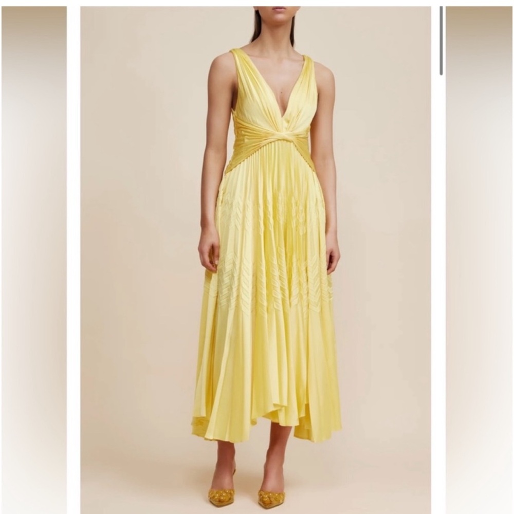 Yellow Acler Bettencourt dress. New with tags.